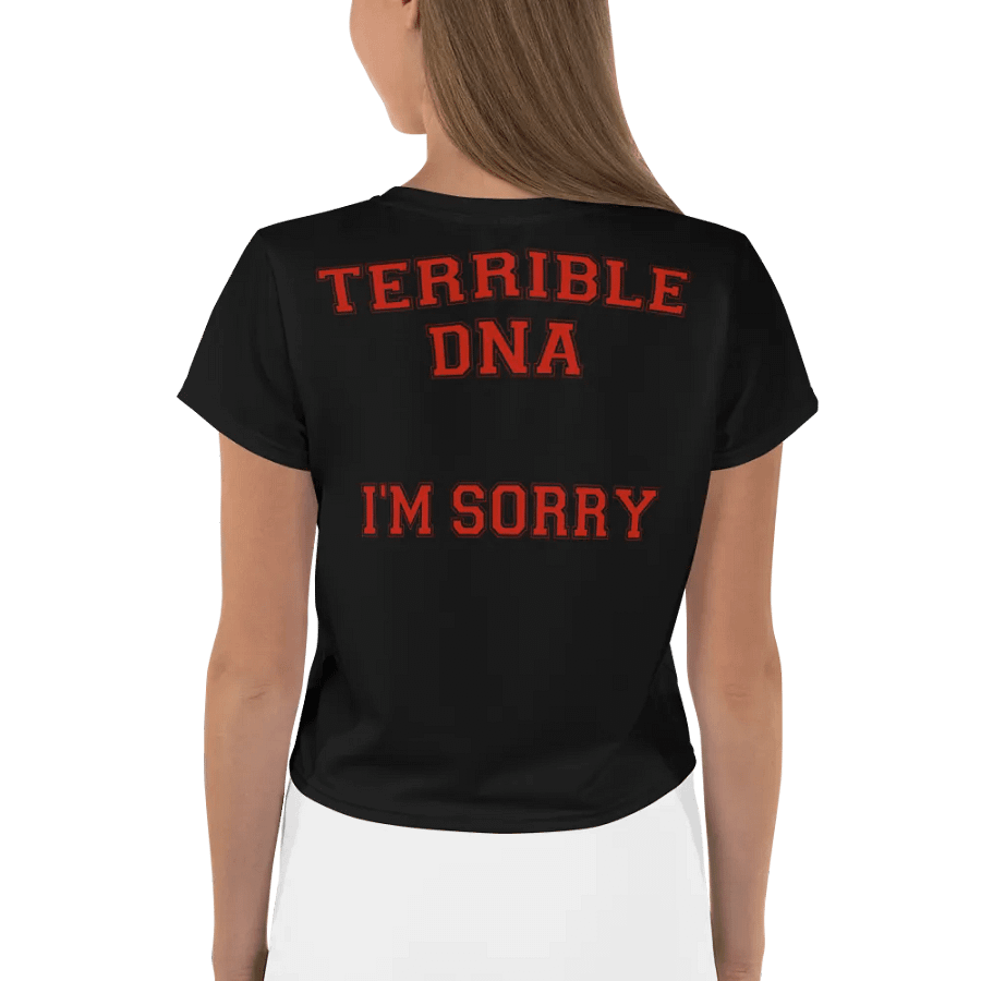 (2 sided) Bad Genes Terrible DNA crop tee product image (3)