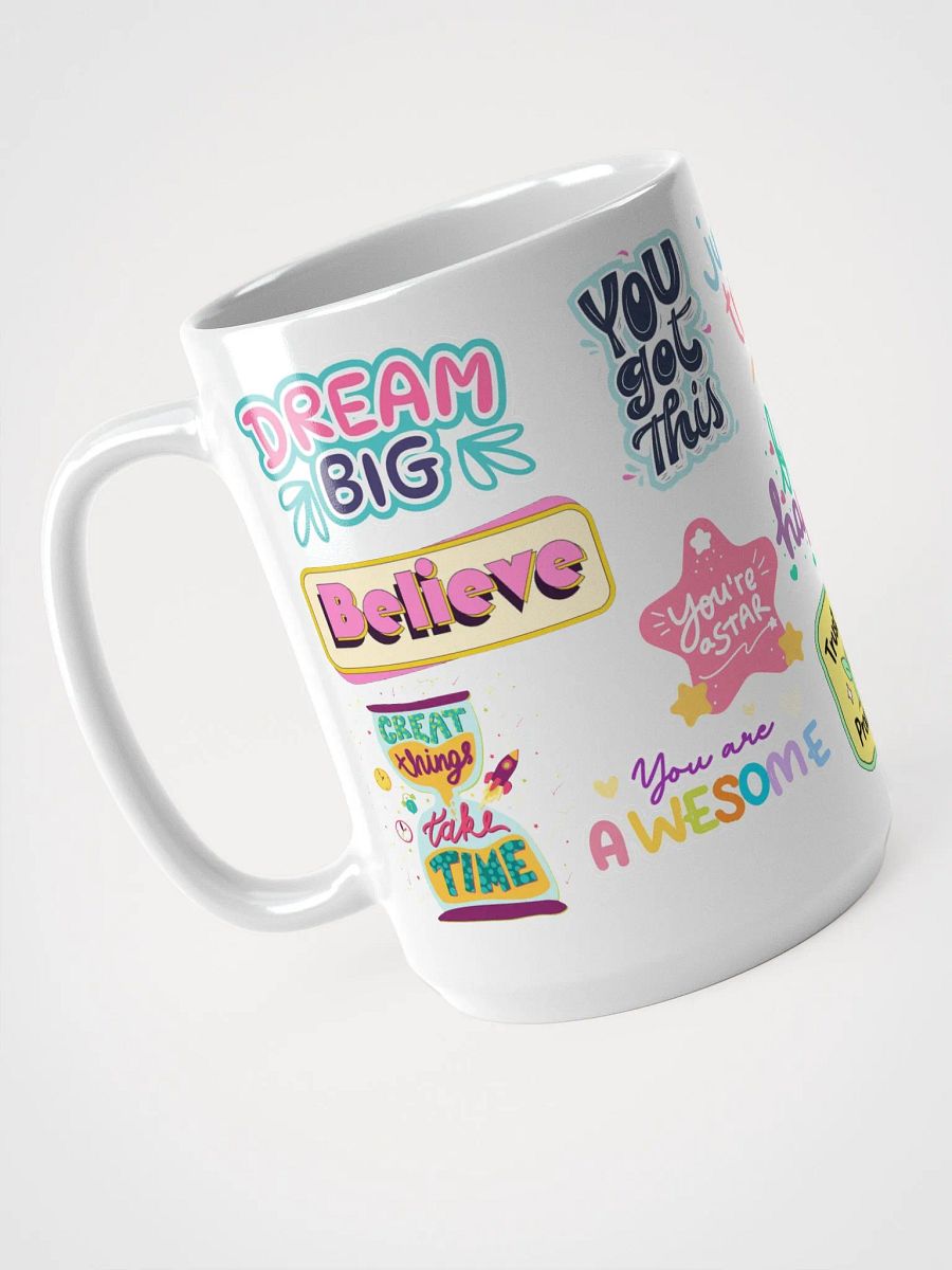 Motivational Mantra Mug - White product image (4)