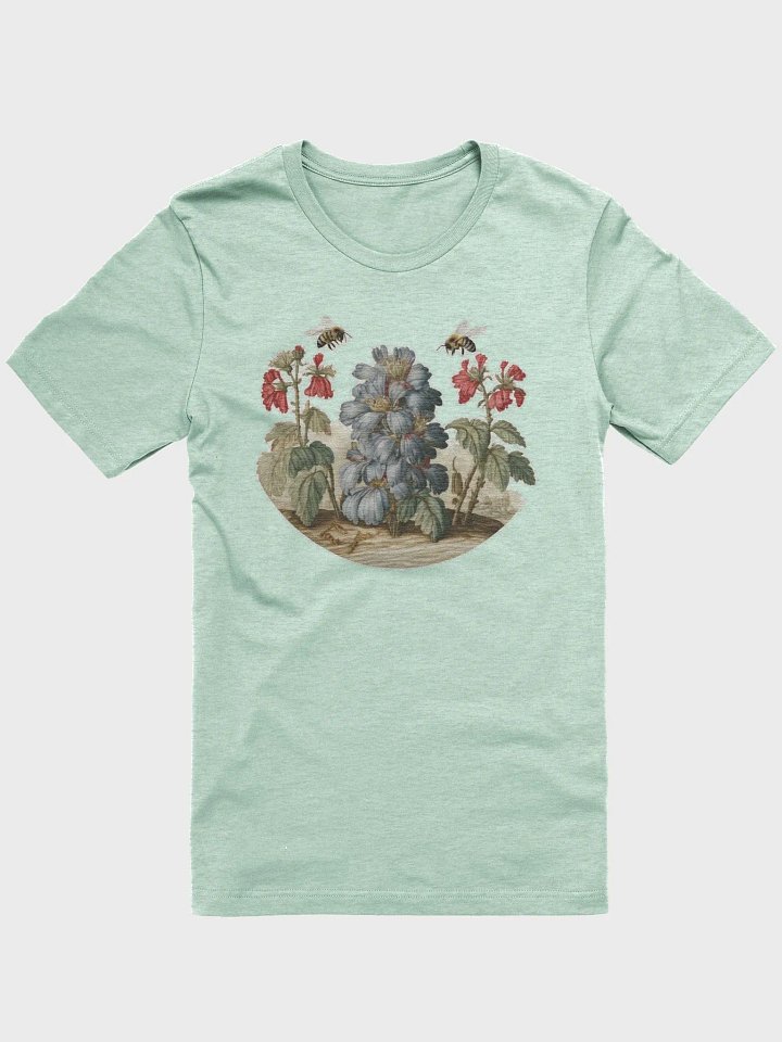 Bees flying over some flowers Supersoft T-Shirt product image (1)