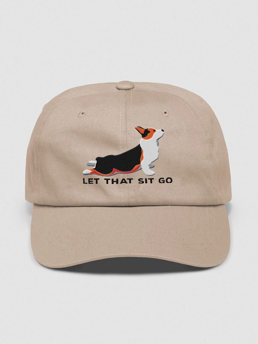 Let that Sit Go Classic Dad Hat(Embroidered) of a Pembroke Welsh Corgi(Tricolor) product image (33)