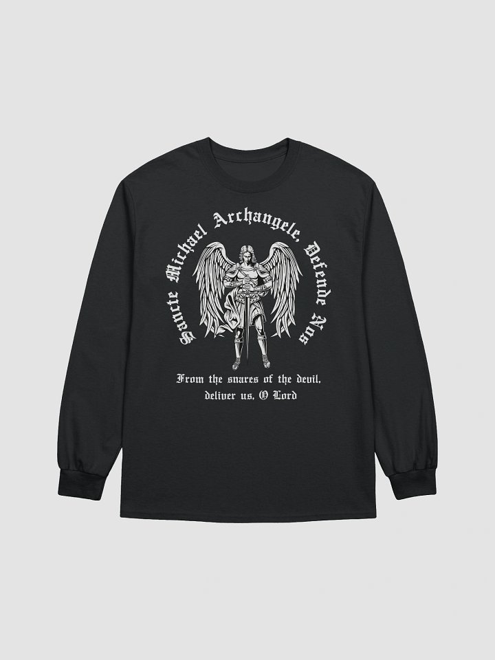 St.Michael WHITE gym gear Long Sleeve T-Shirt product image (2)