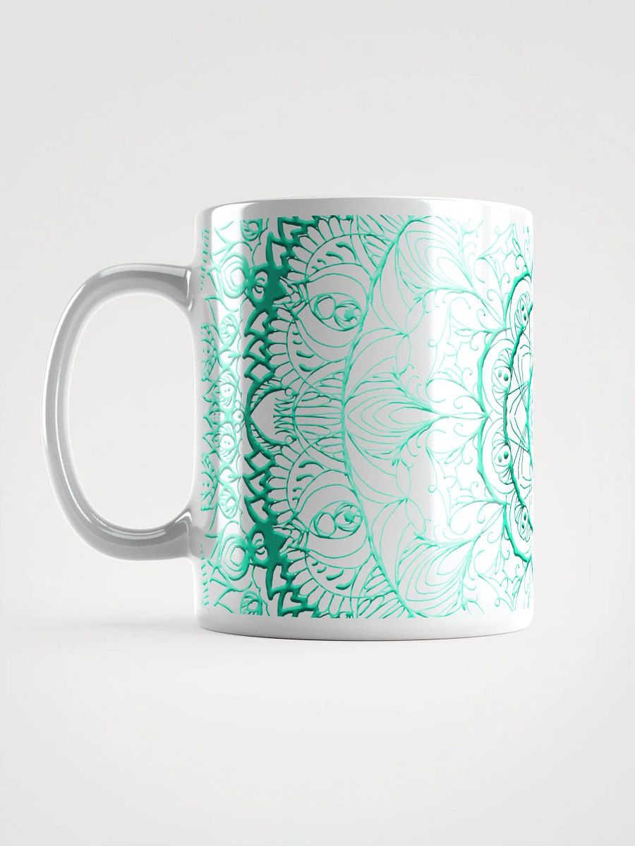 Symmetrical Aqua Mandala Mug product image (7)