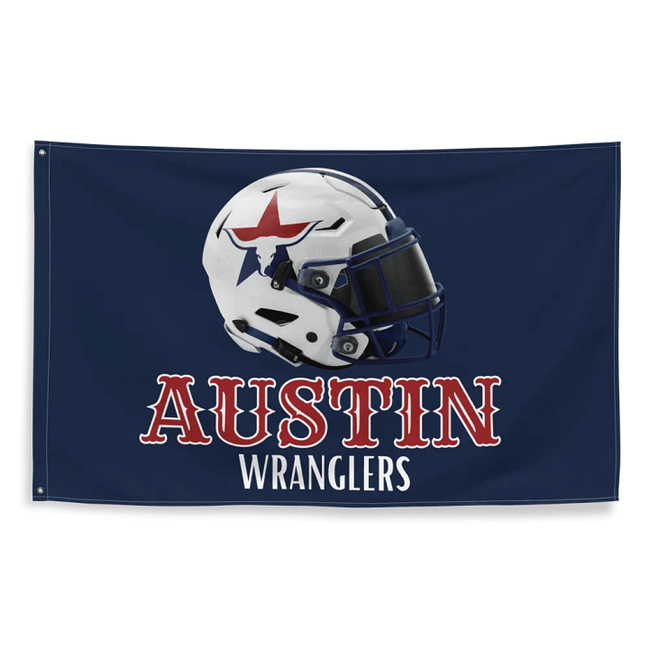 Austin Wranglers Team Flag product image (2)