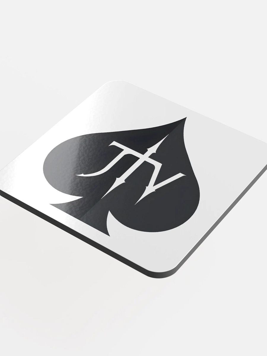JTV Spade Logo Glossed Cork Coaster product image (4)