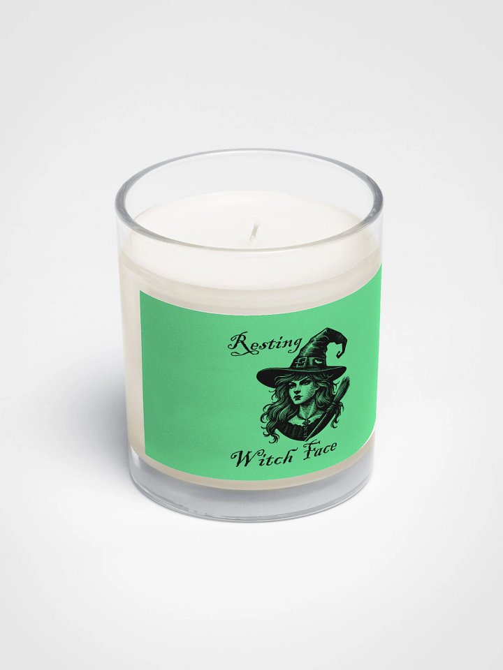 Resting Witch Face Soy Wax Candle product image (2)
