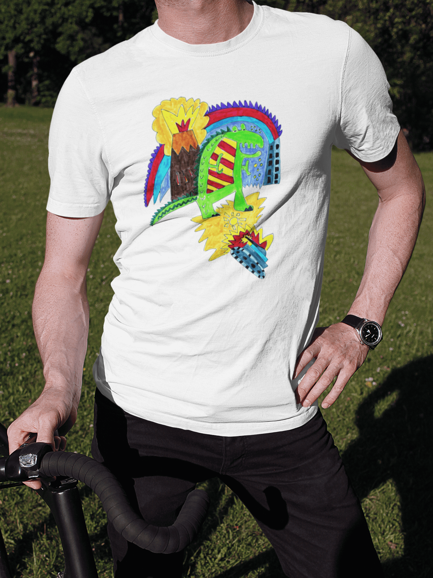 Abstract Dinosaur Romp T-Shirt product image (2)