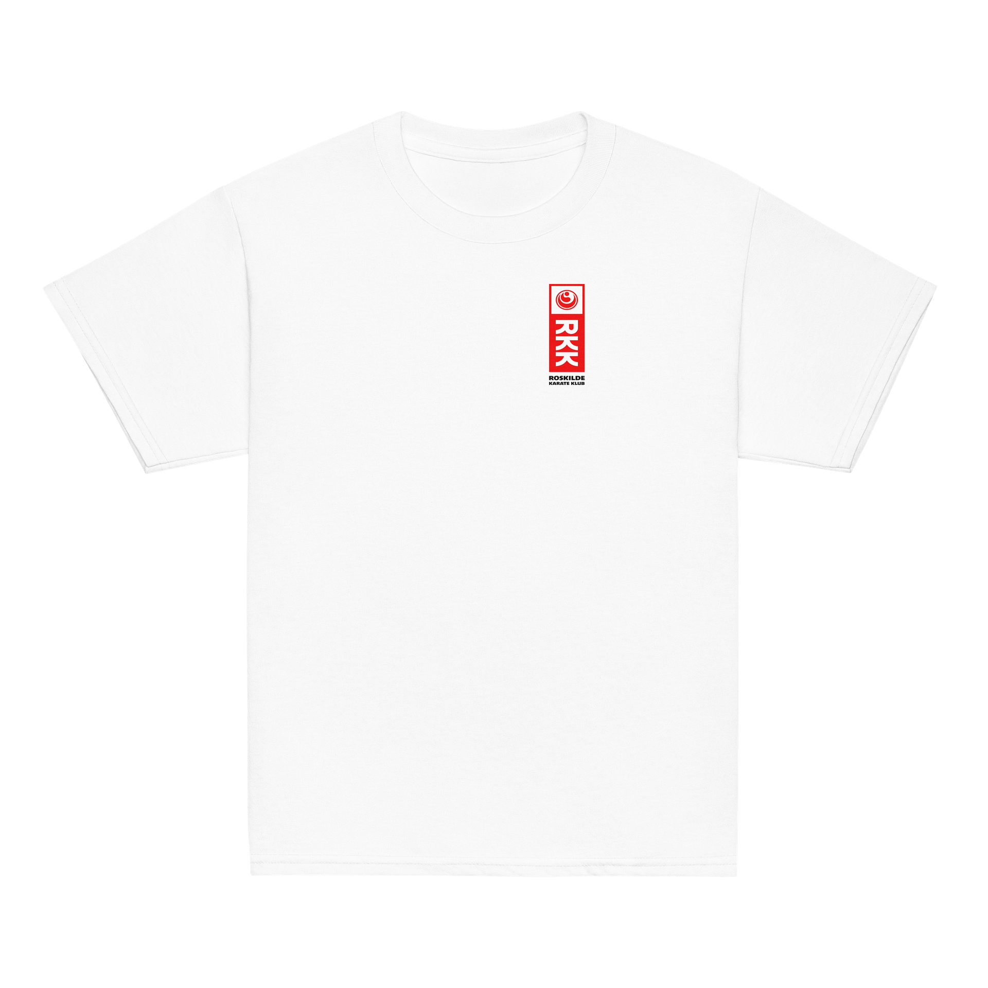 White Youth Classic Tee, Unisex, RKK Logo product image (2)