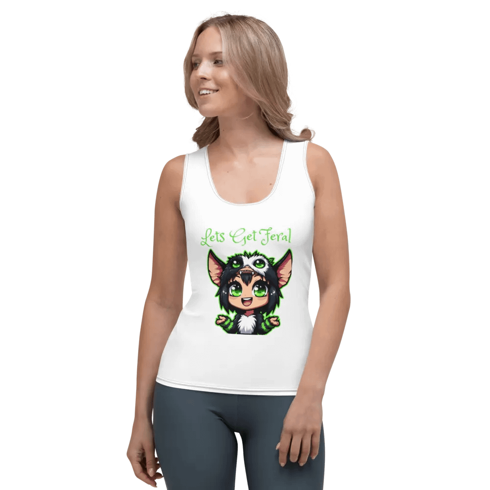 lets get feral all over print tank top product image (1)