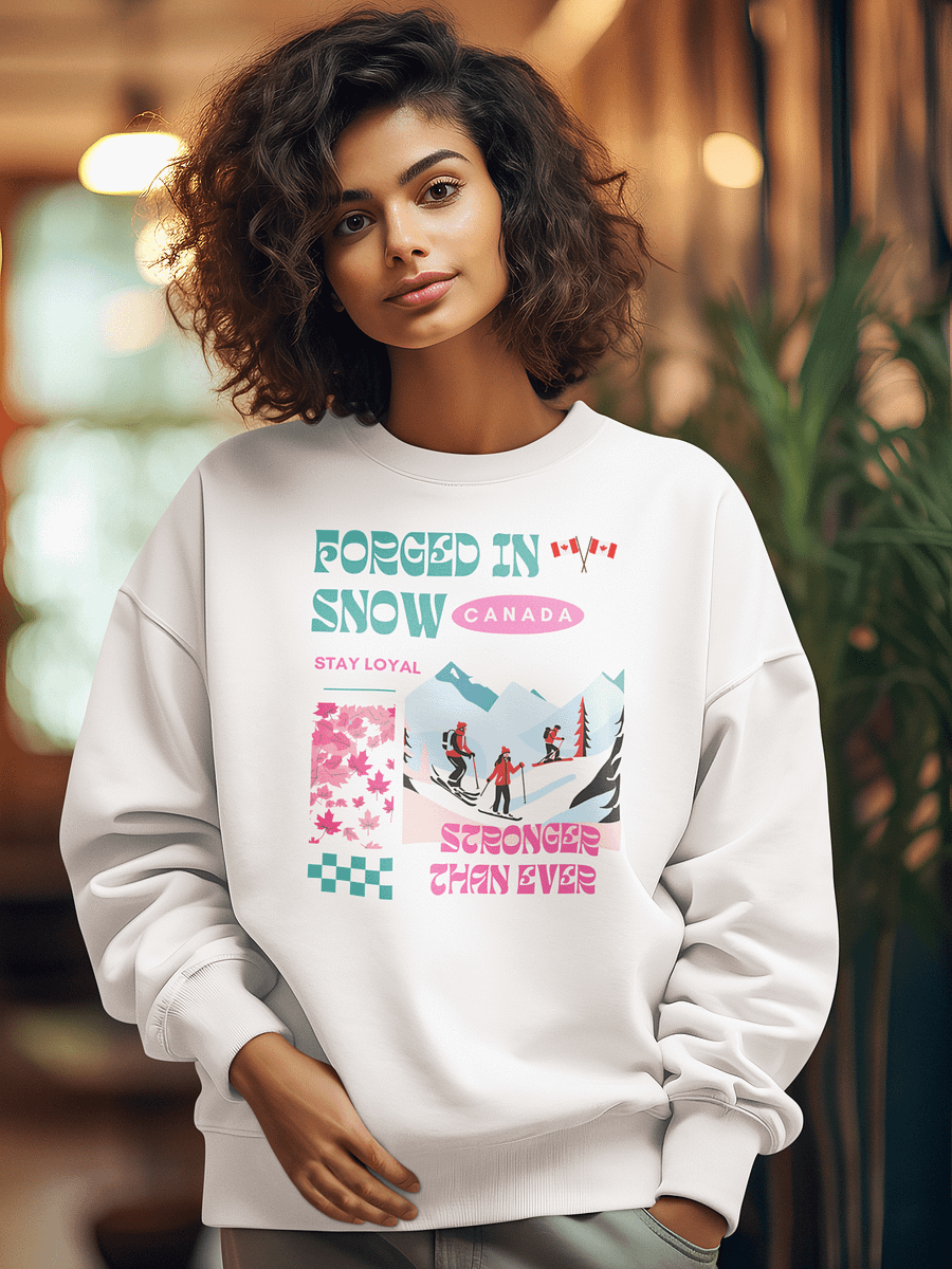 Snowy Summit Canada Sweatshirt product image (25)