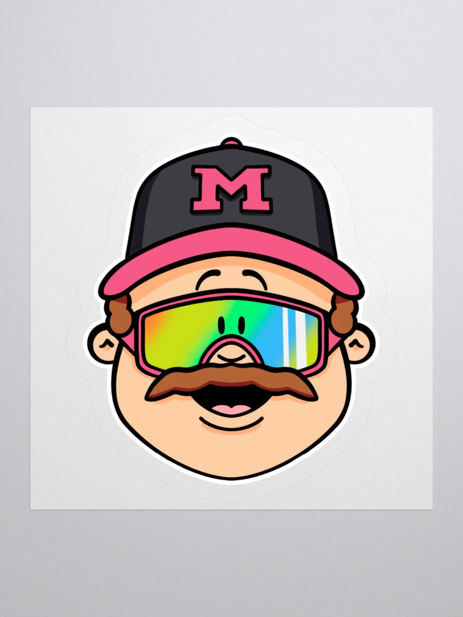 Coach Mike Head Sticker product image (1)