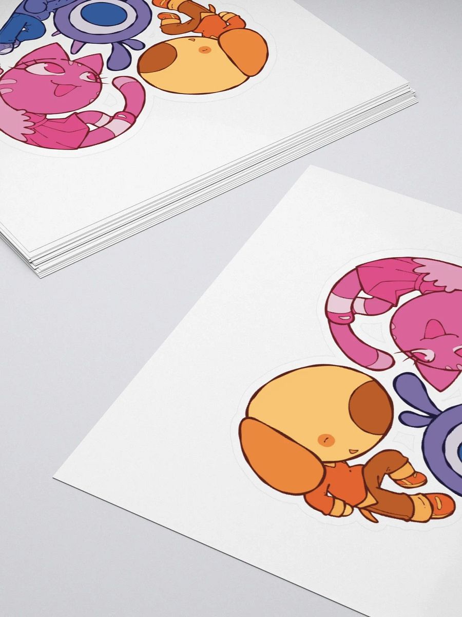 CatBirdDog Heart Sticker product image (4)