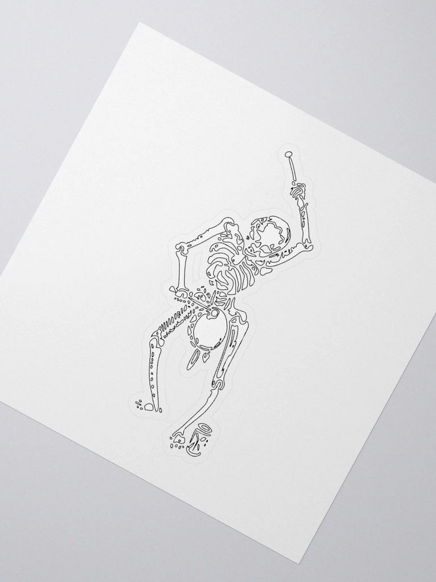 Mechanical Skeleton Kiss Cut Stickers product image (6)
