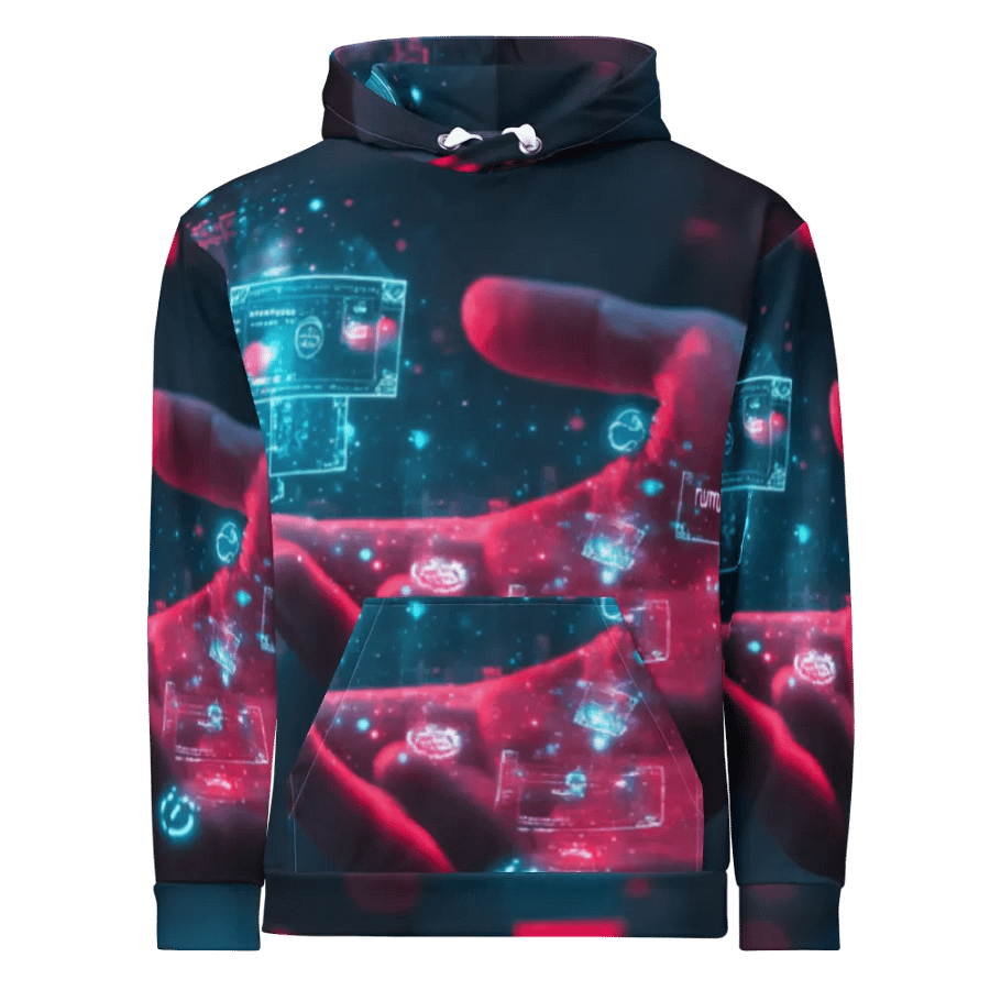 Digital Holographic Unisex Hoodie product image (1)