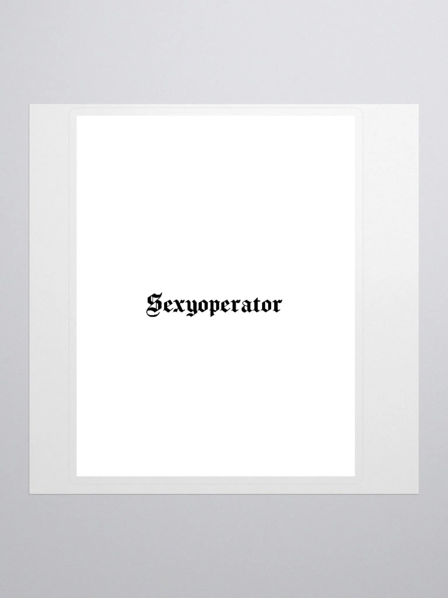 Sexyoperator sticker product image (1)