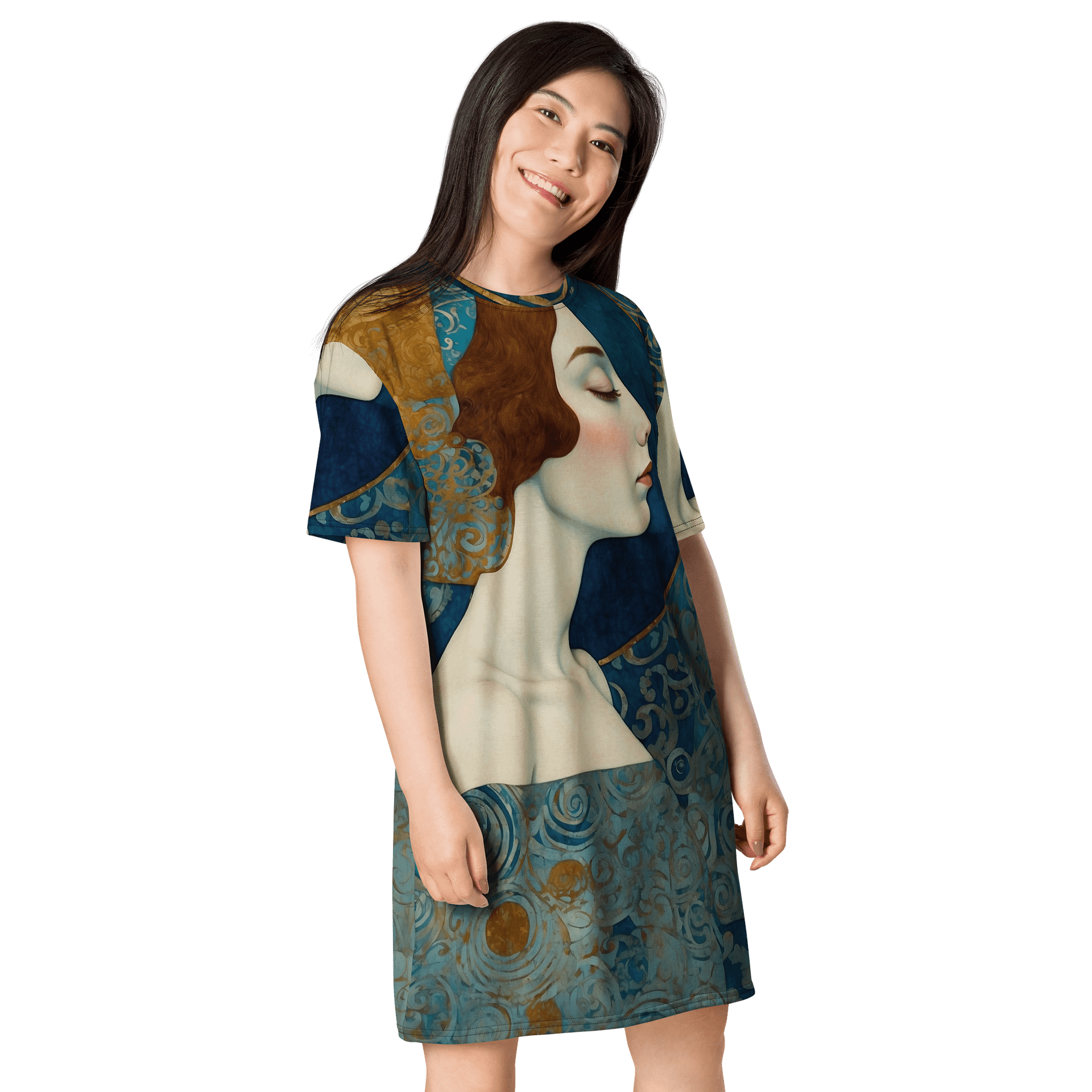 Serene Nouveau All-Over T-Shirt Dress product image (4)