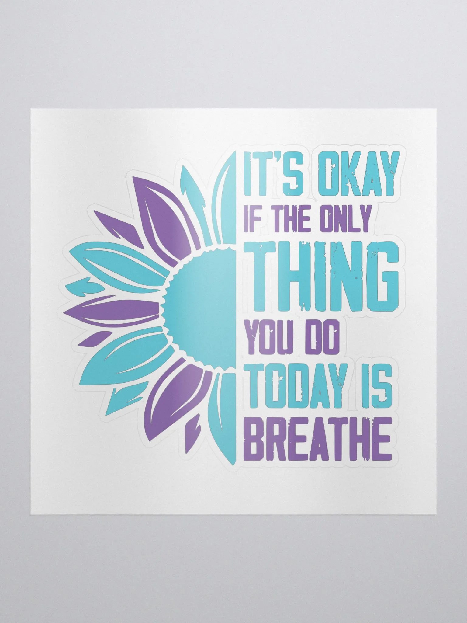 "Breathe" Kiss-Cut Sticker product image (1)