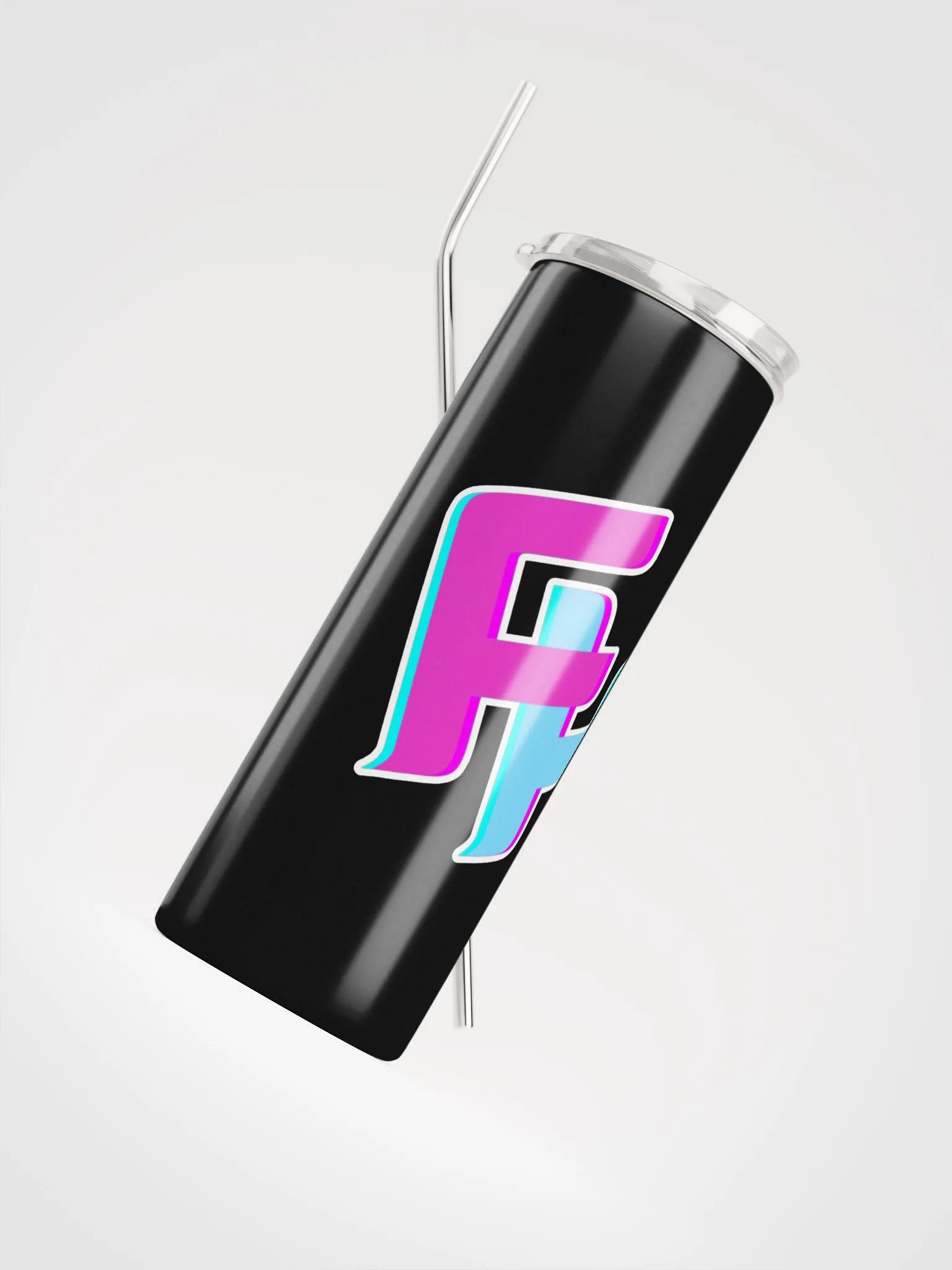 FK Logo Tall Mug With Straw product image (4)