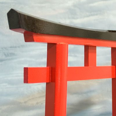 Japanese Shinto Shrine Gate Small Wood Inari Torii Tori product image (3)