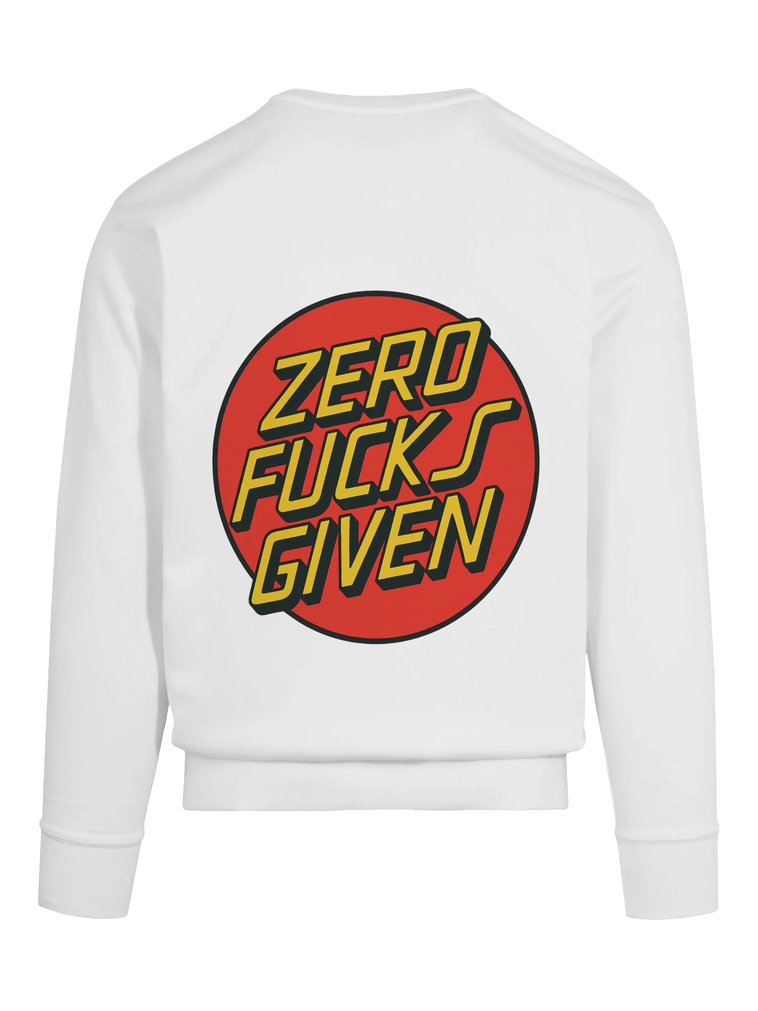 ZERO F*S GIVEN – Bold Skate Logo Parody** product image (11)