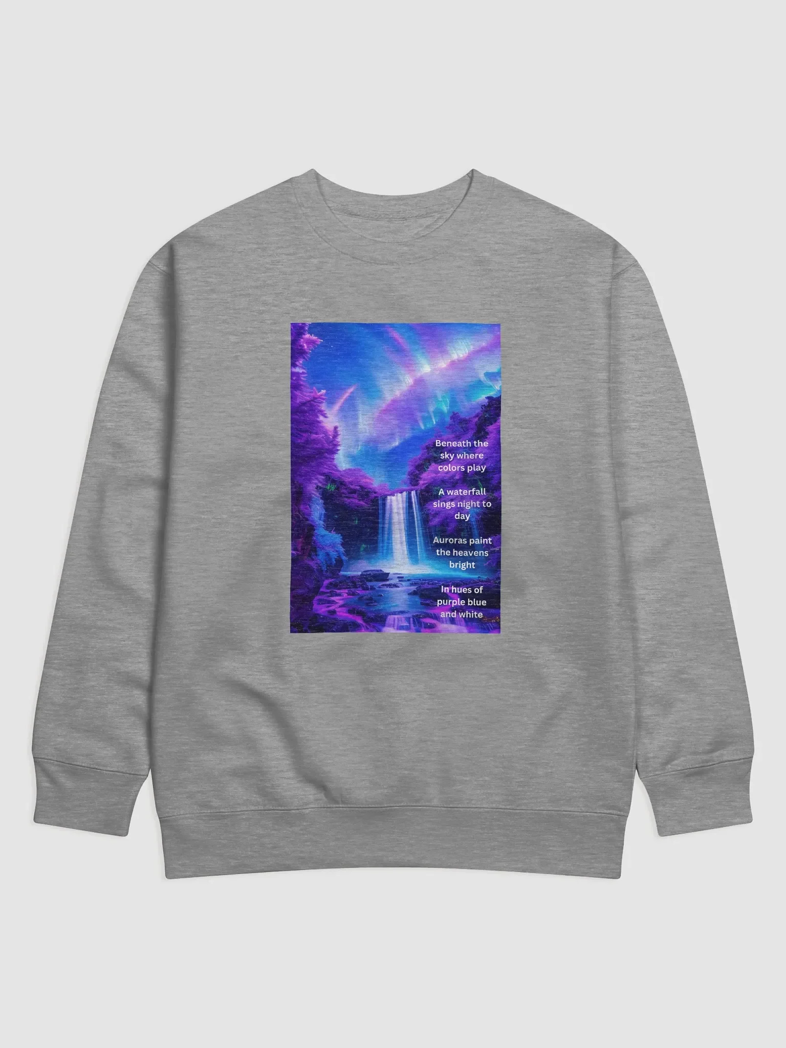 Auroral Waterfall Serenade Sweatshirt product image (1)