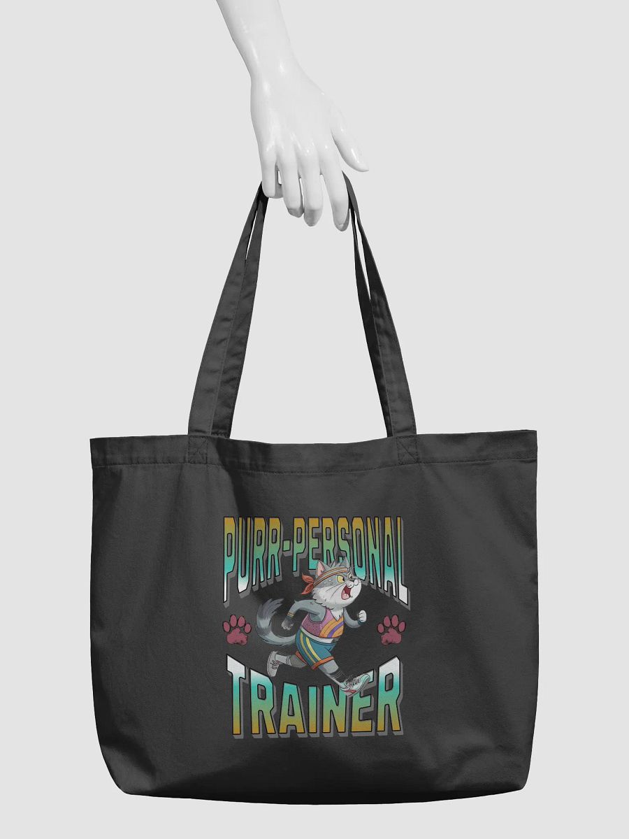 Purr Personal Trainer Cat Eco Tote product image (3)