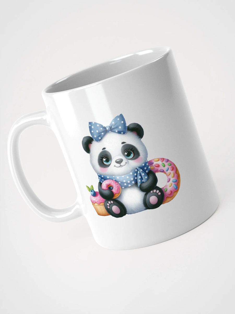 Panda with Ribbon and Donut Mug product image (9)
