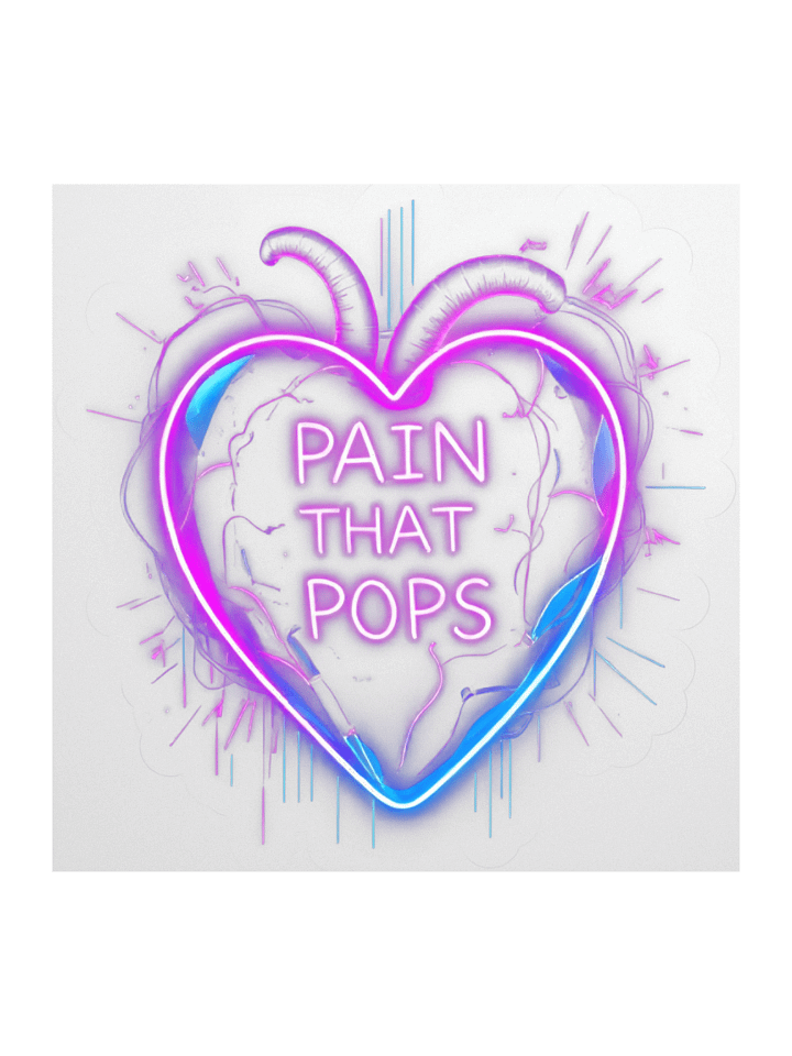Bleed Neon (Pain That Pops) Stickers product image (1)