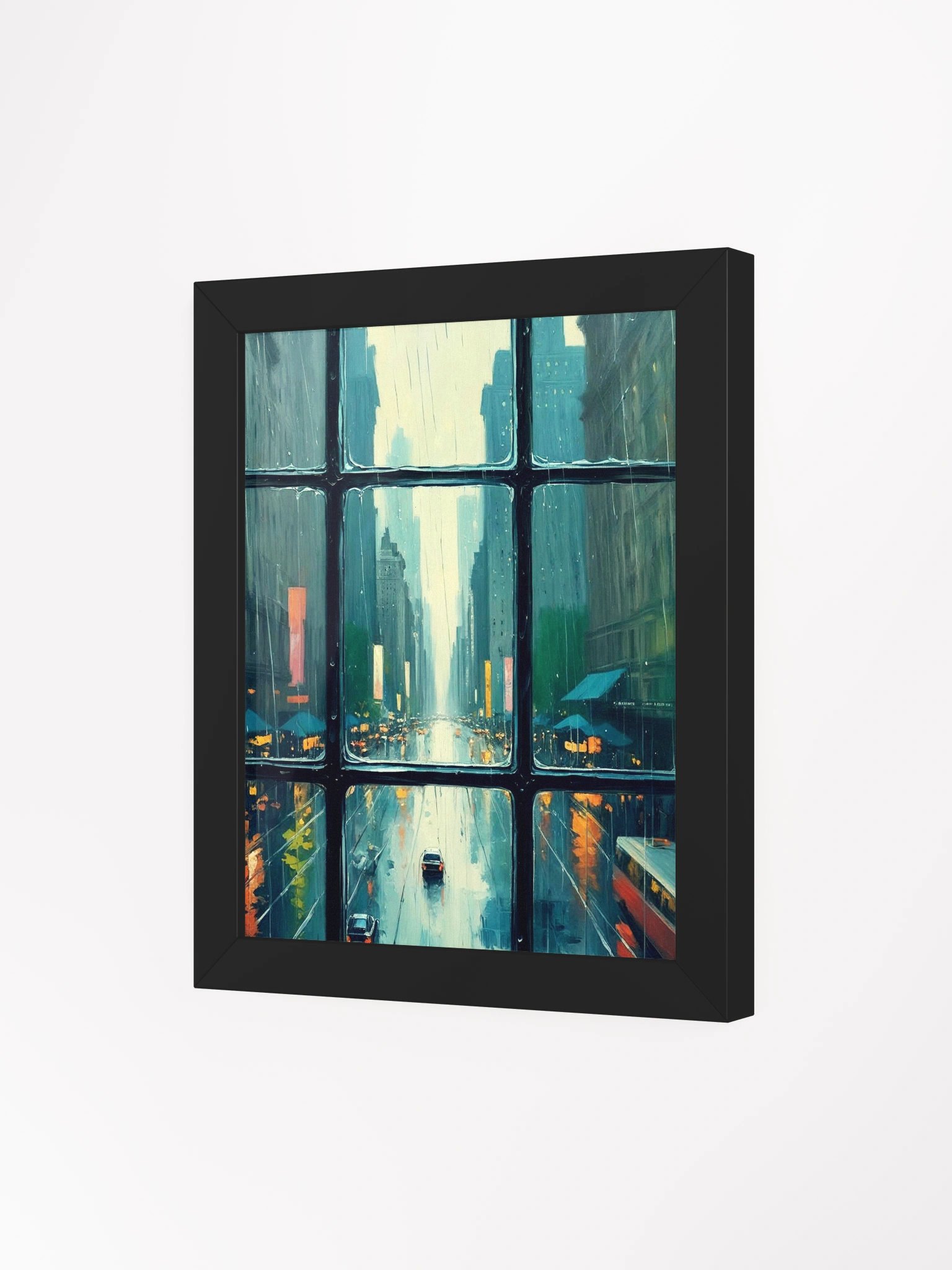 Urban Rainfall Reflections Poster product image (6)