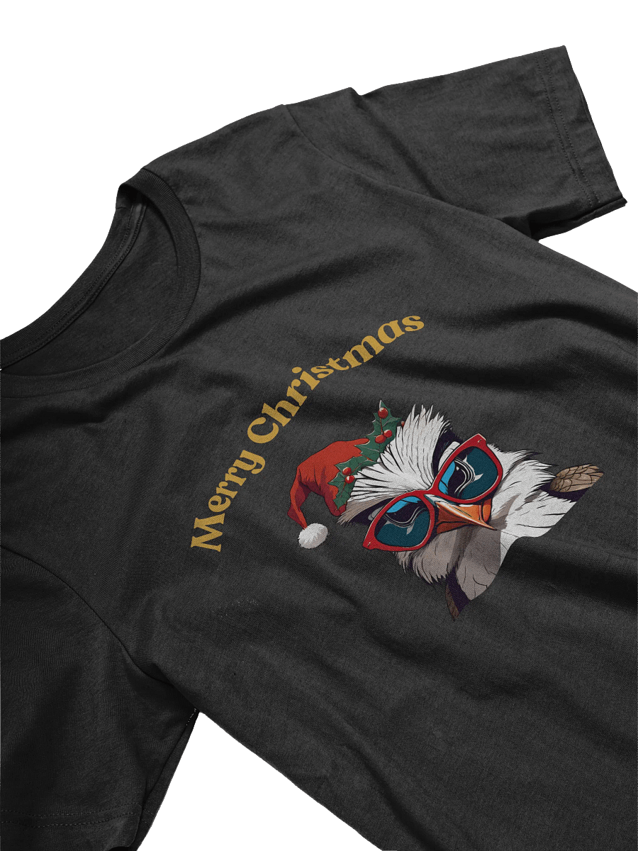 Festive Kookaburra Merry Christmas T-Shirt - Gold product image (3)