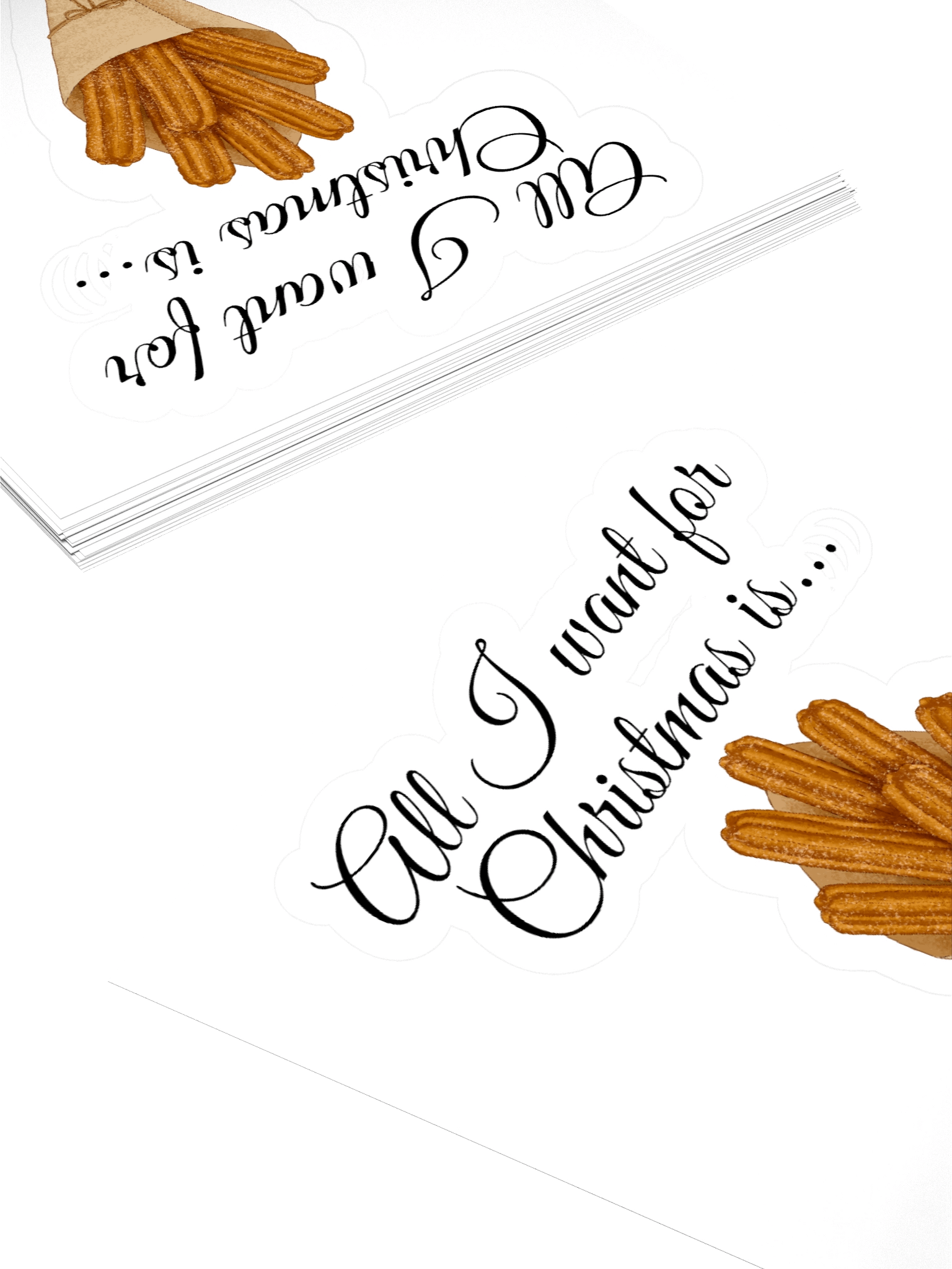 All I Want For Christmas is Churros Sticker product image (10)