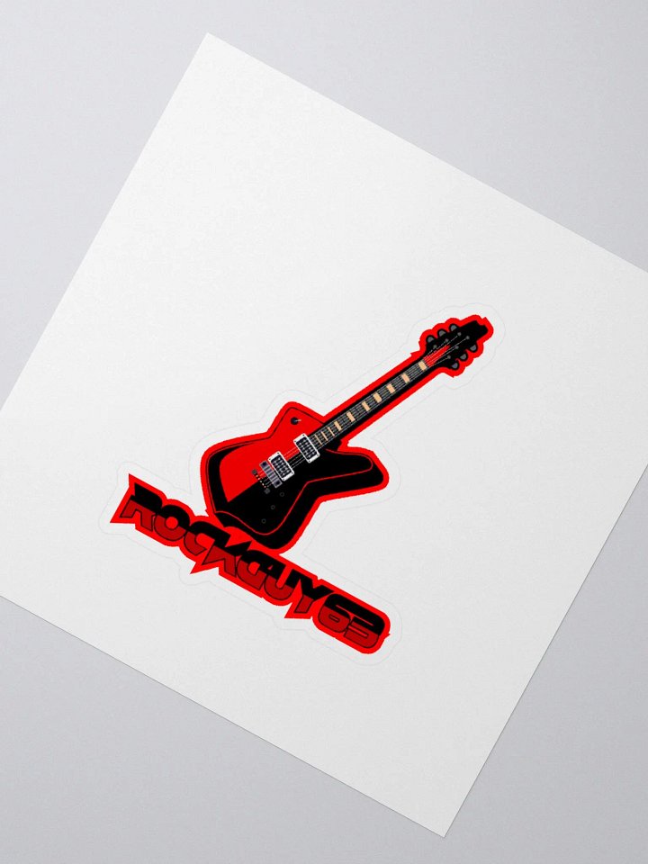 Rockguy Guitar Logo Sticker product image (2)