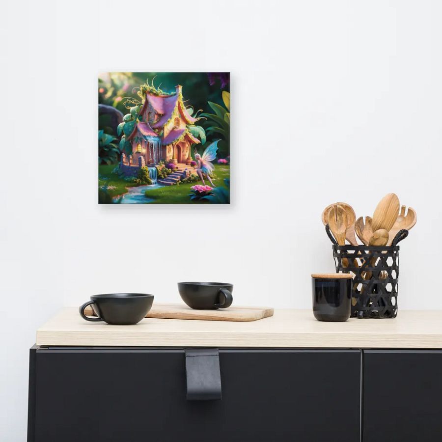 Watercolour Fairy House Art - v2 product image (10)
