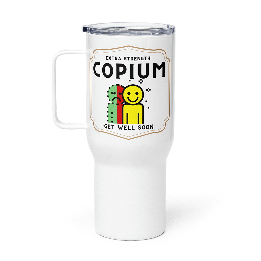 Copium Steel Travel Mug with Handle product image (1)