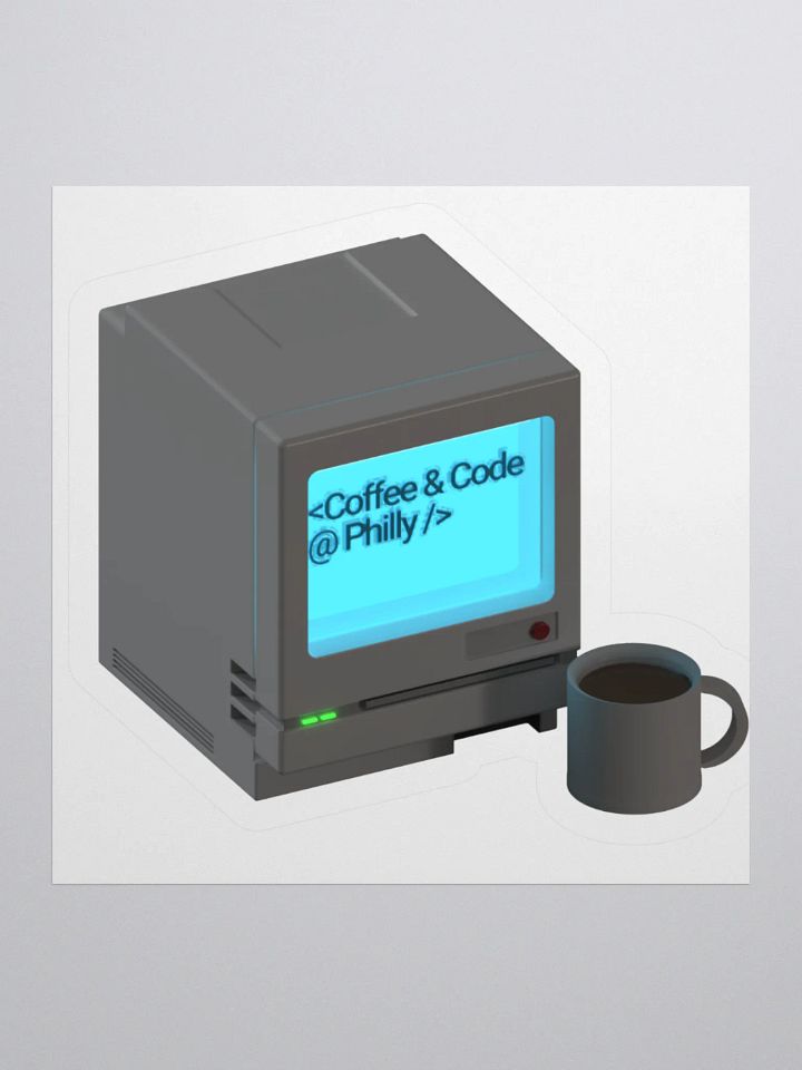 Code & Coffee Logo Sticker product image (1)