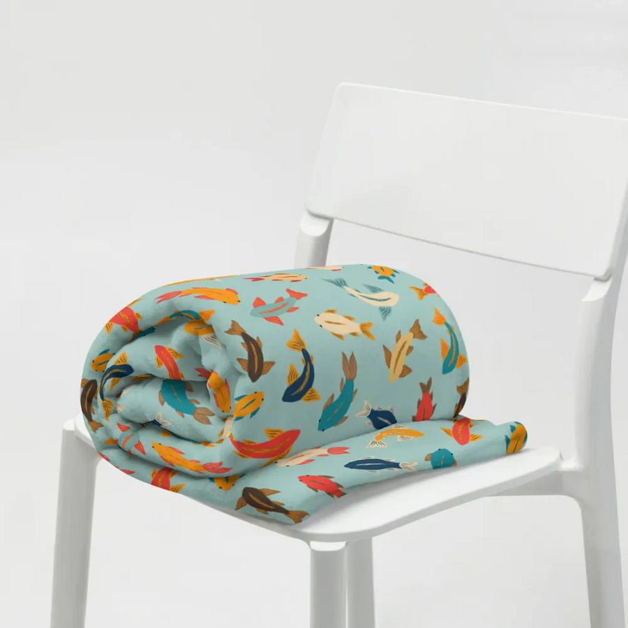 Aquatic Encounters - Throw Blanket product image (8)
