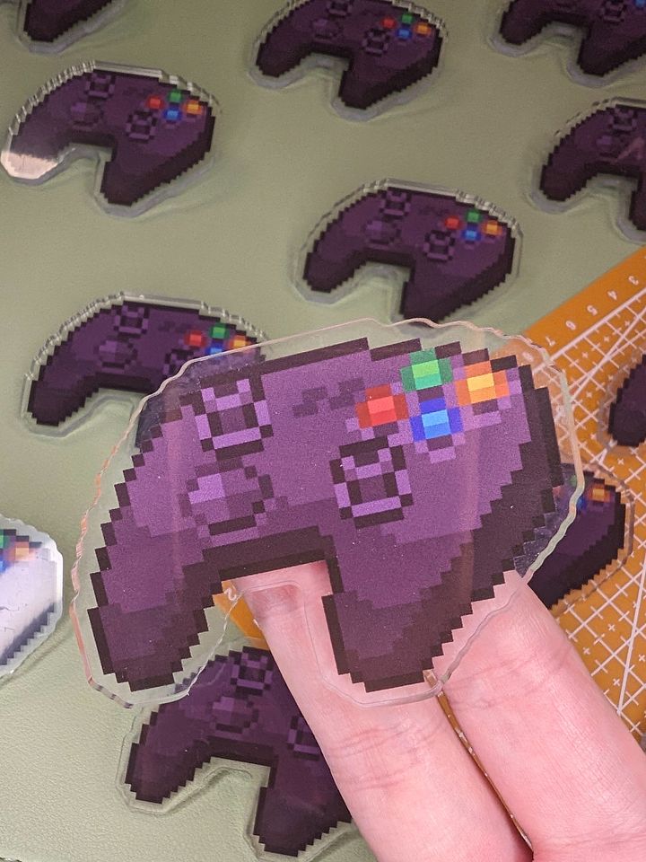 Acrylic Controller Pins🍒 product image (2)
