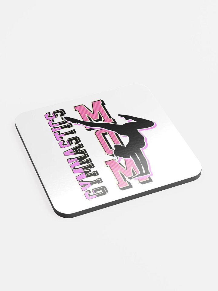 Mom Gymnastics Elegant Silhouette Coaster Set product image (1)