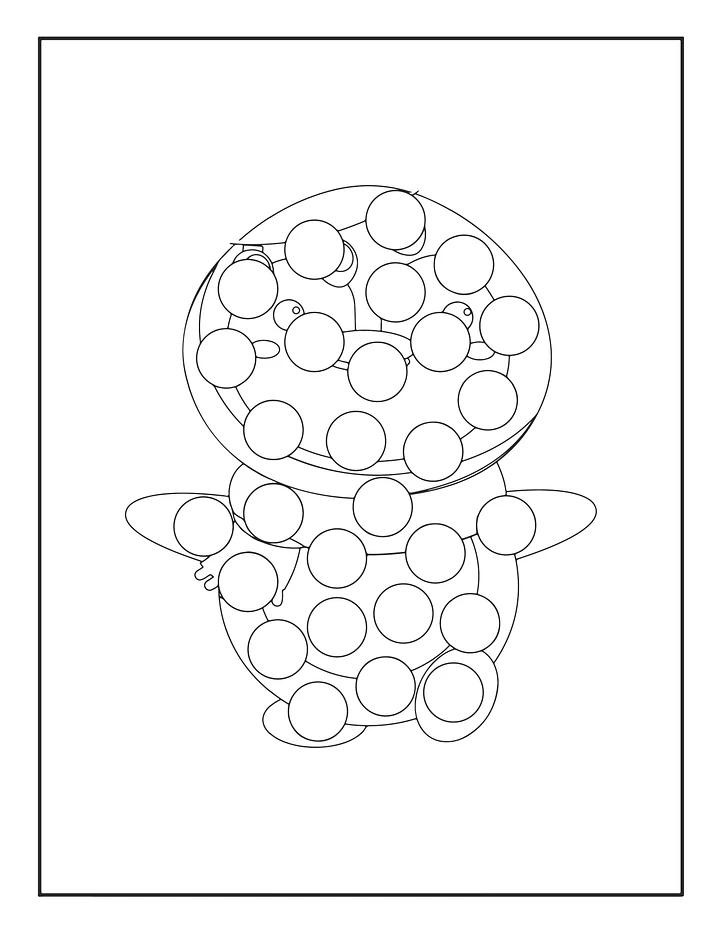 Christmas Dot Marker Coloring Pages product image (2)