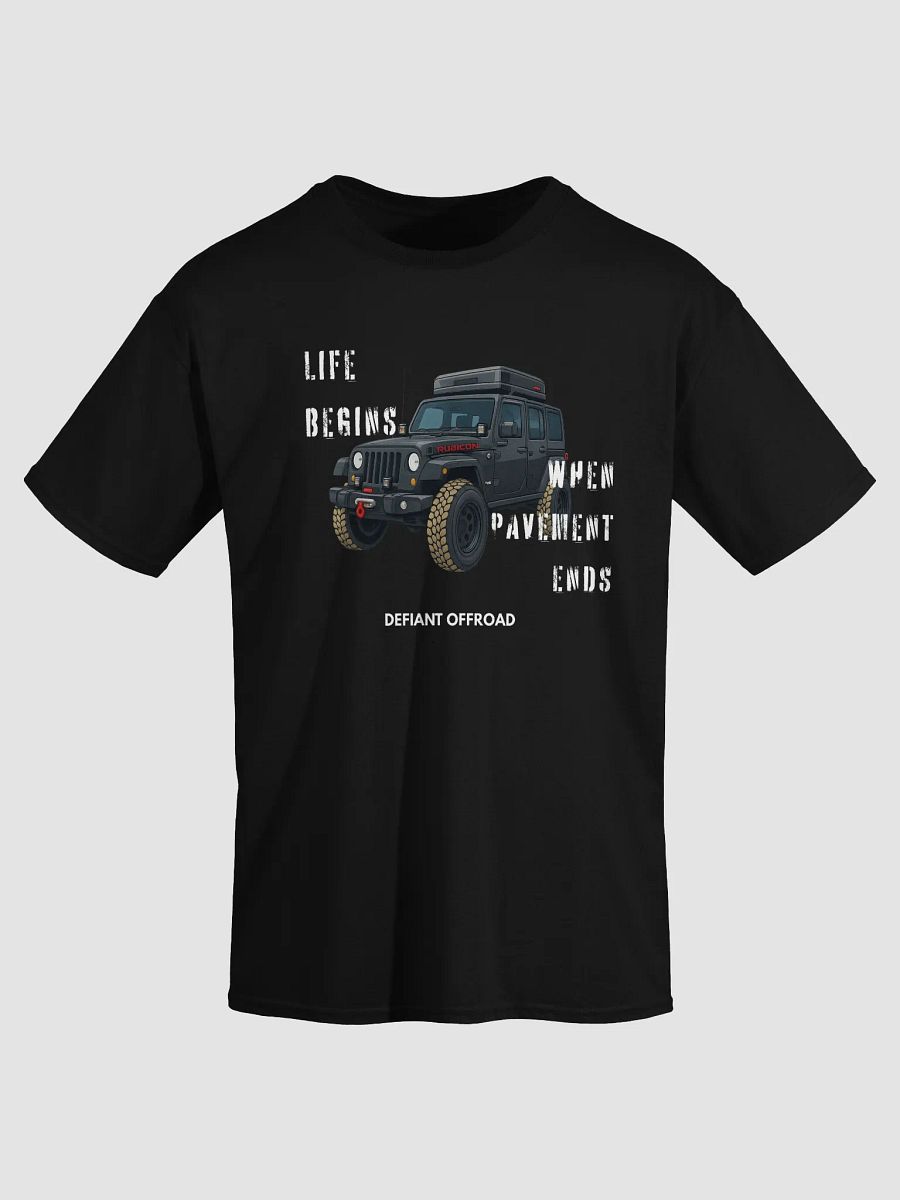 Life Begins When Pavement Ends [Front Print] product image (3)