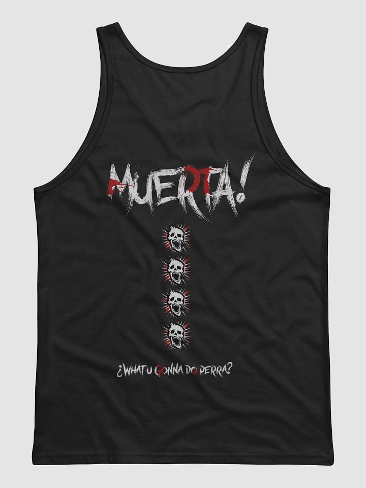 Muerta! jersey tank black | Unisex product image (2)