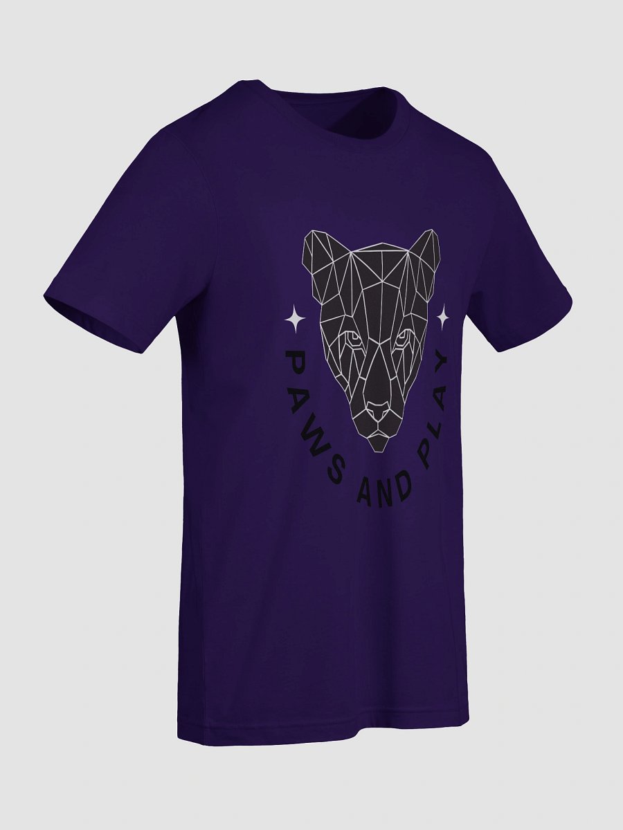 Geometric Big Cat Head T-Shirt product image (95)