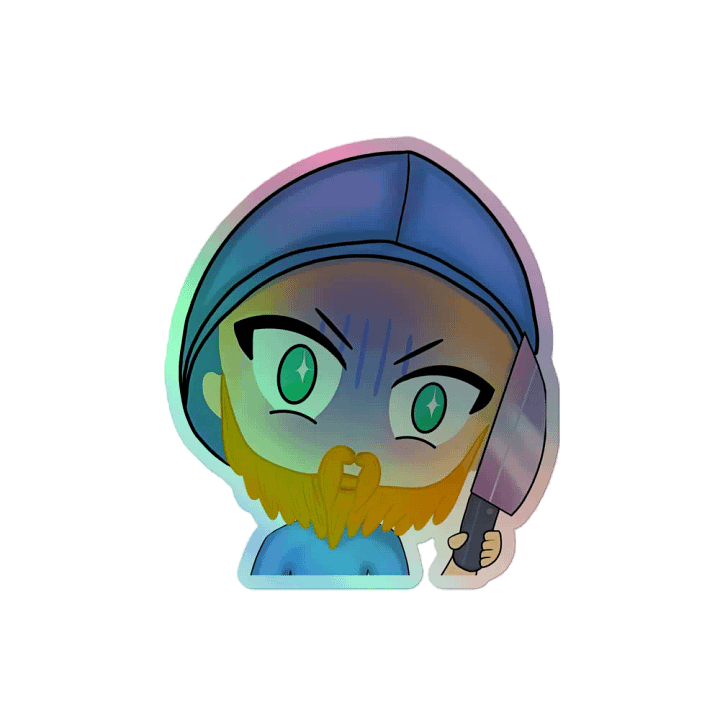 Stabby Stab Holographic Sticker Sheet product image (2)