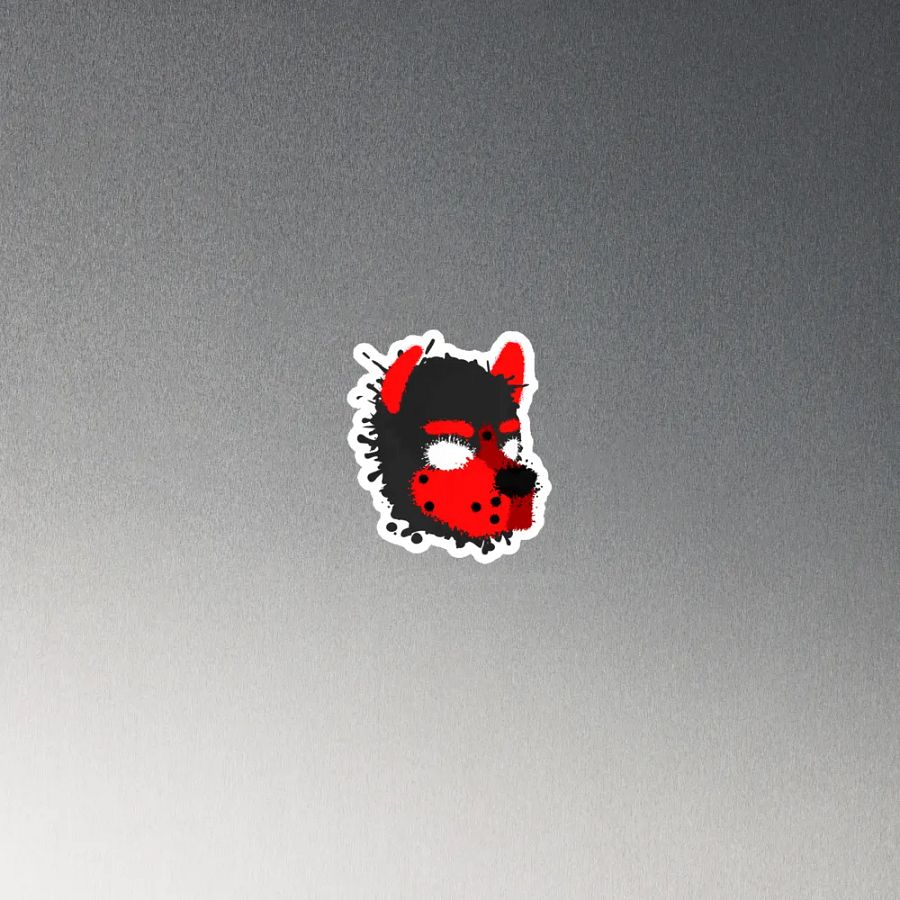 Pup Splatter Magnet - Red product image (3)