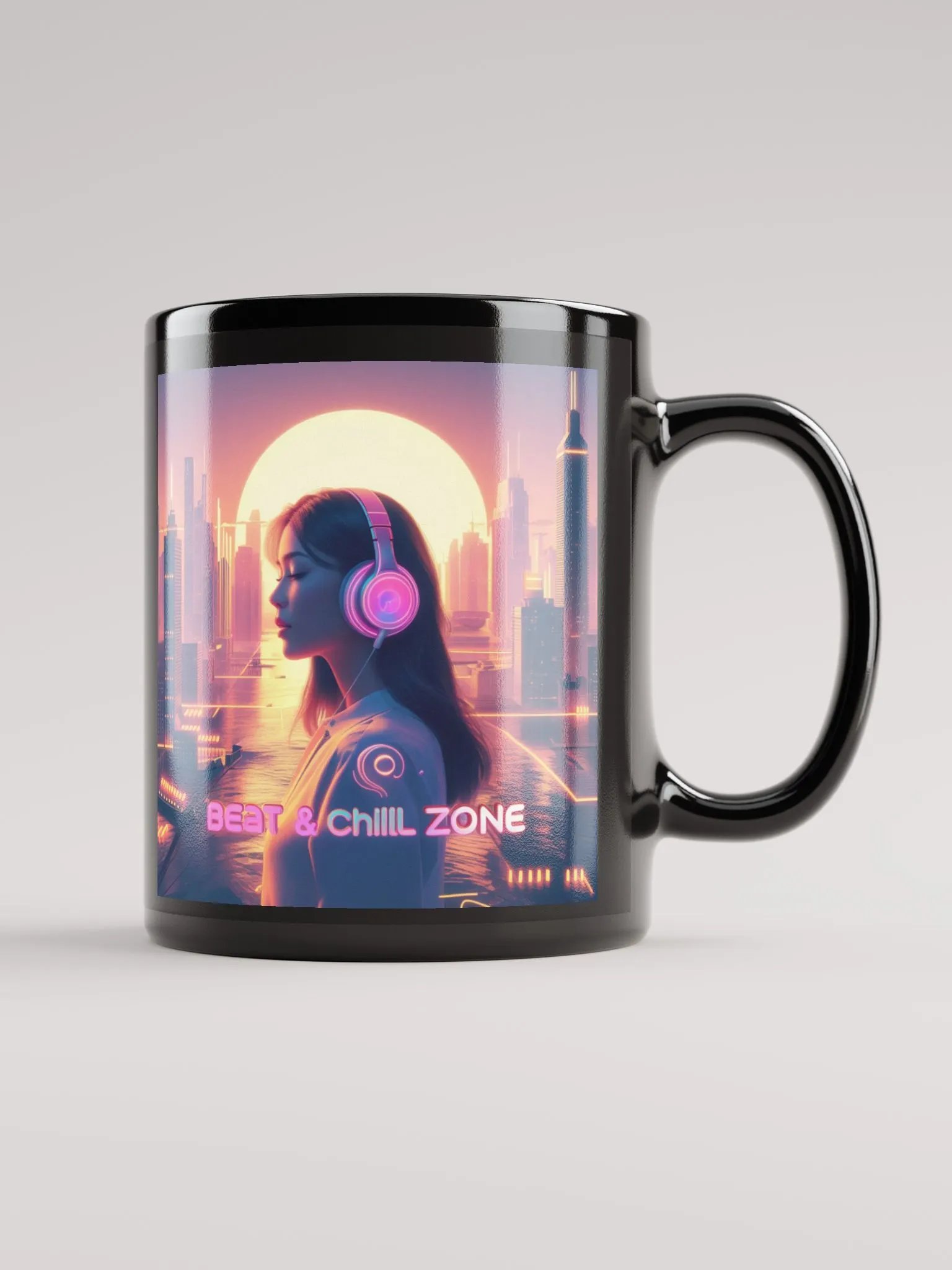 Neon City Beats Mug product image (2)