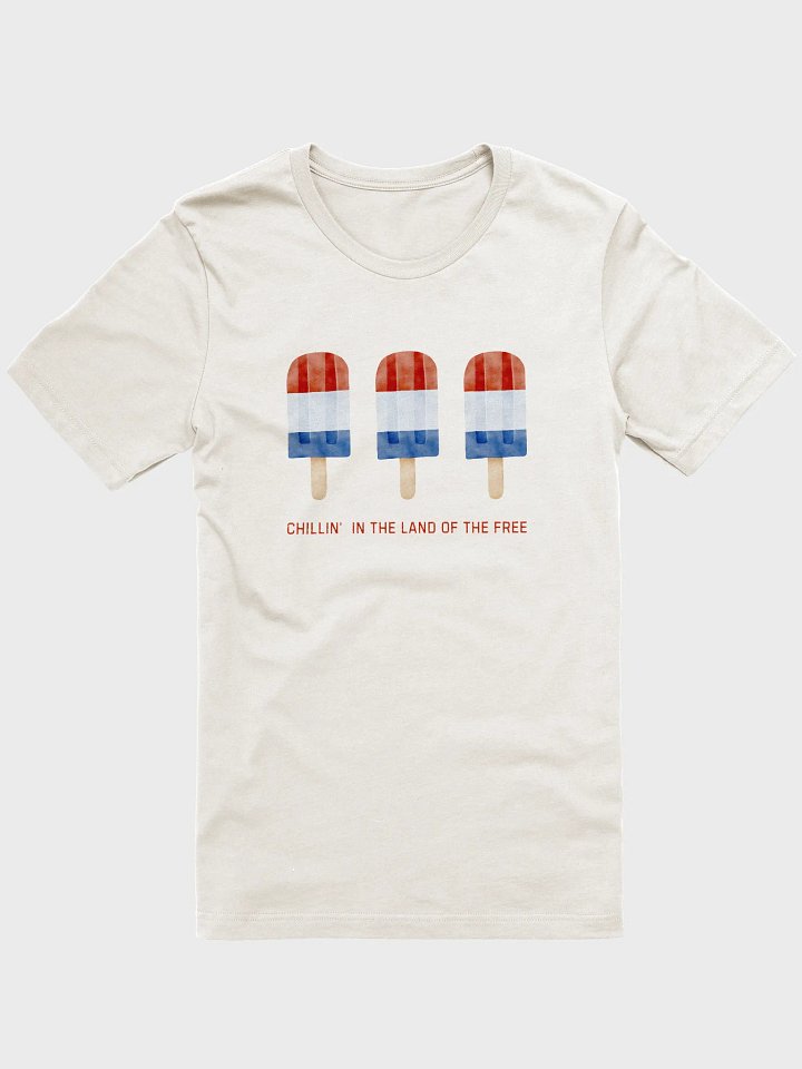 Chillin’ in the Land of the Free – Patriotic Popsicle Tee product image (1)