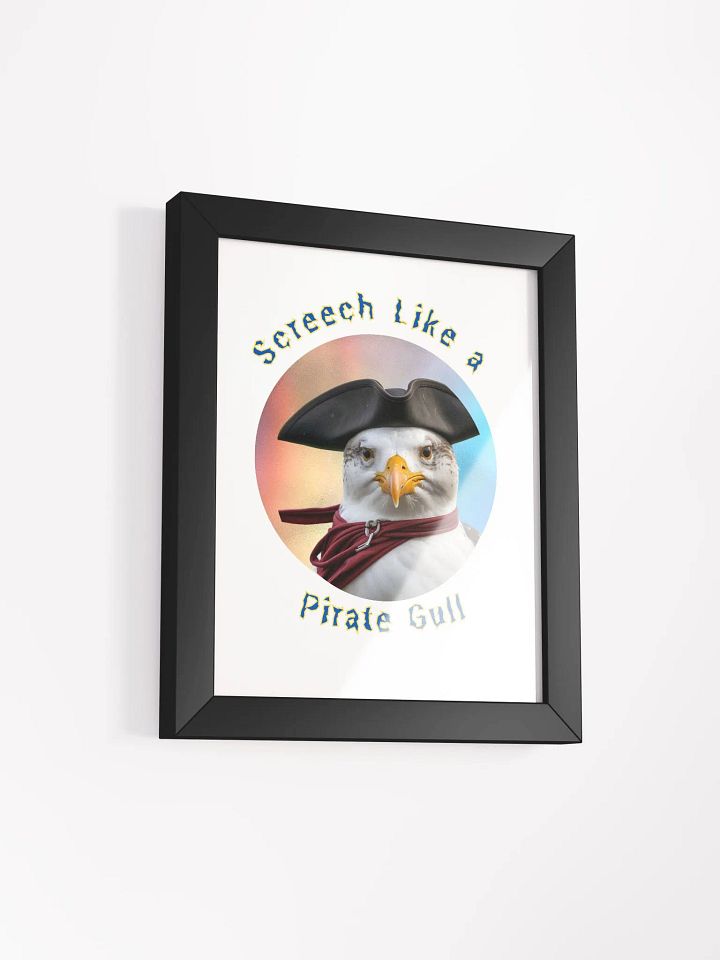 Screech Like a Pirate Gull Framed Print product image (16)