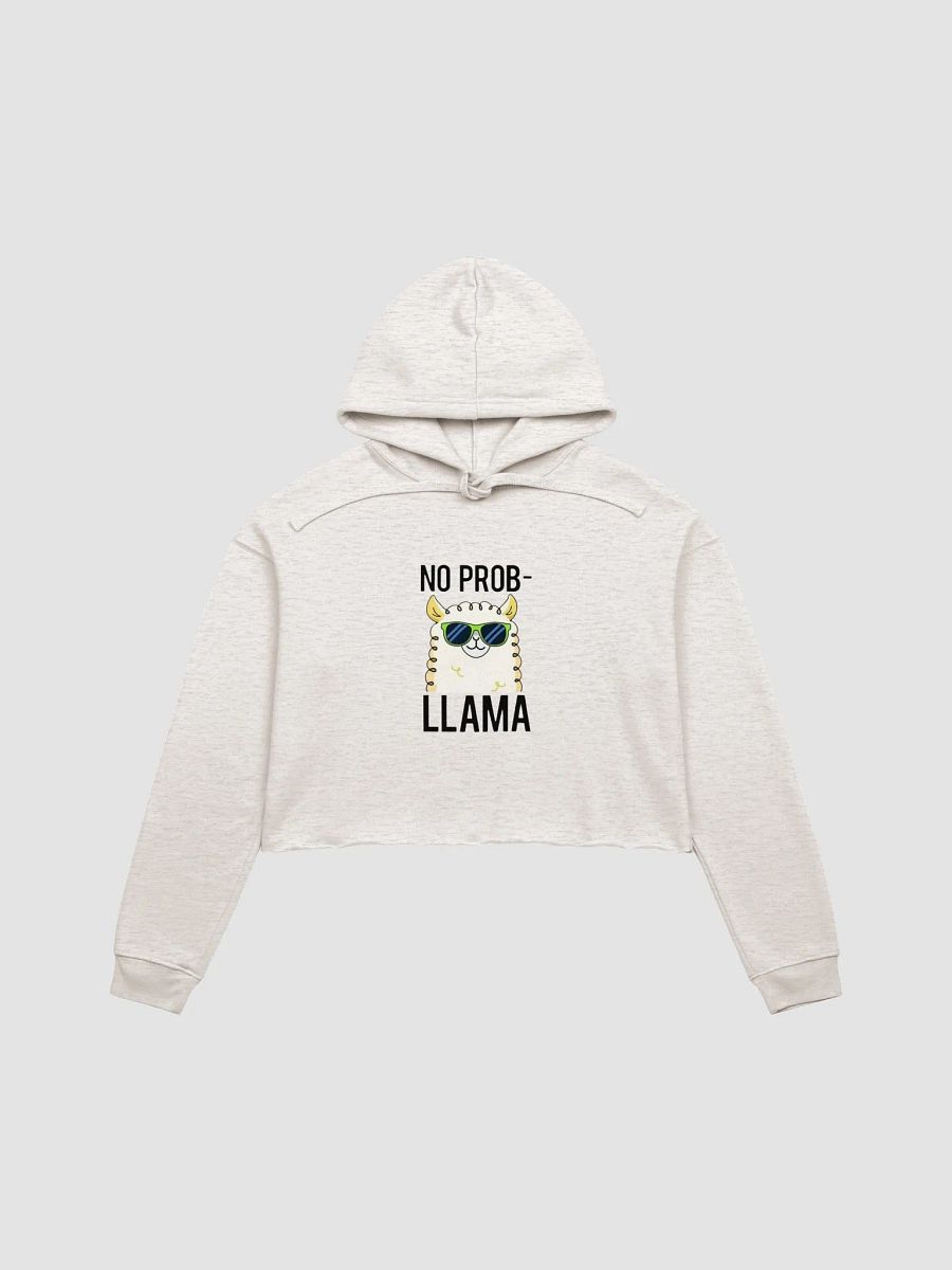 No Prob-llama Crop Hoodie product image (4)