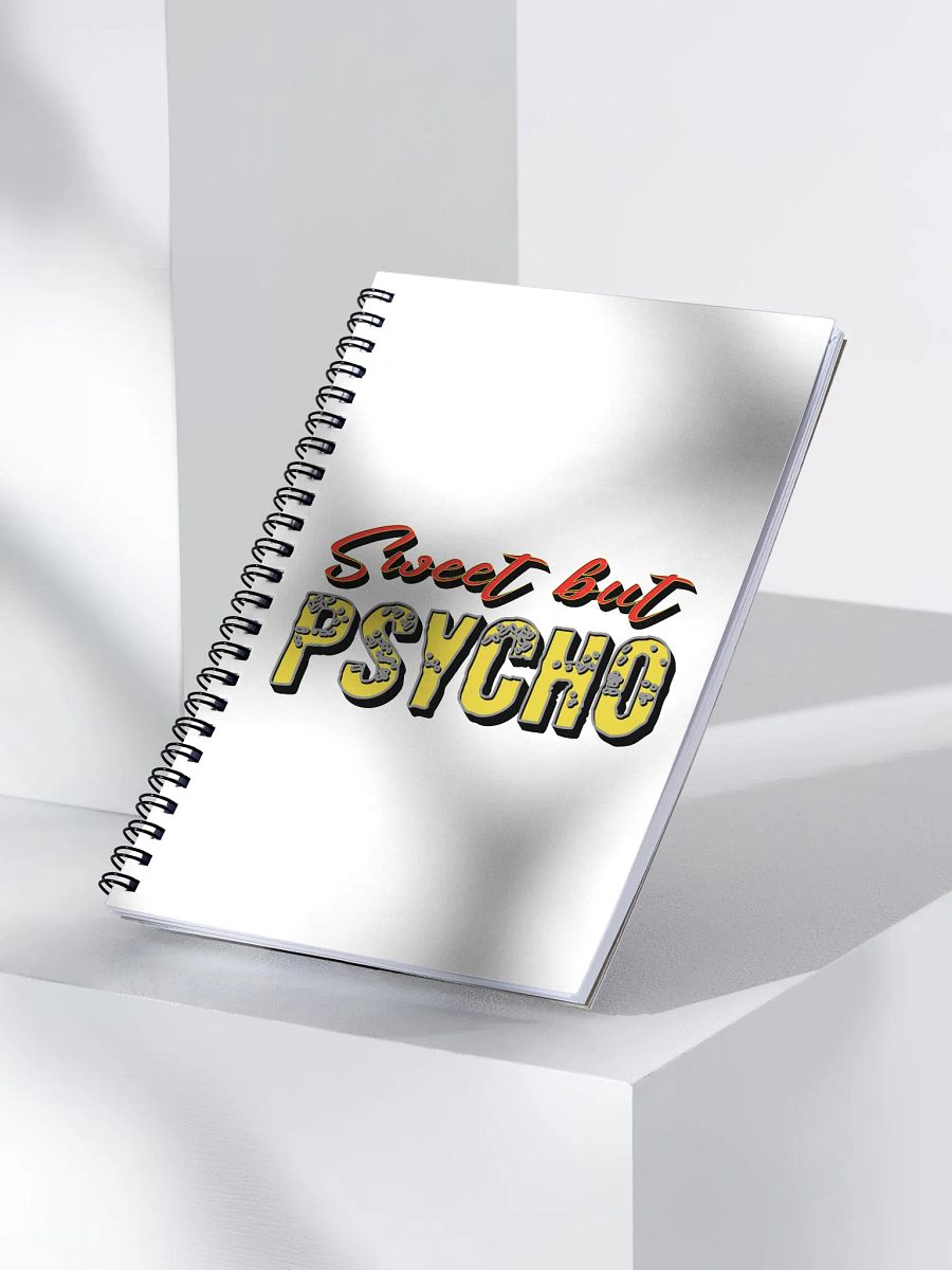 Sweet But Psycho Spiral Notebook product image (3)