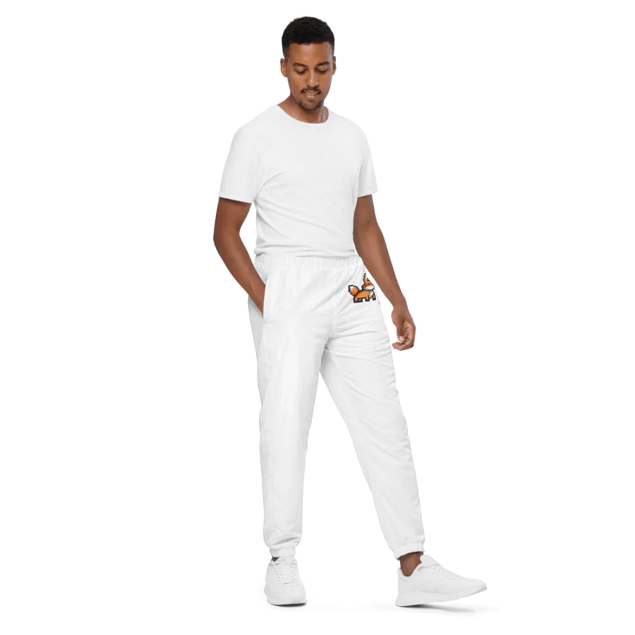 Pixel Fox All-Over Print Track Pants product image (2)