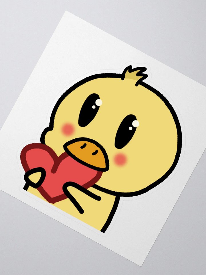 Duck Love Sticker product image (2)